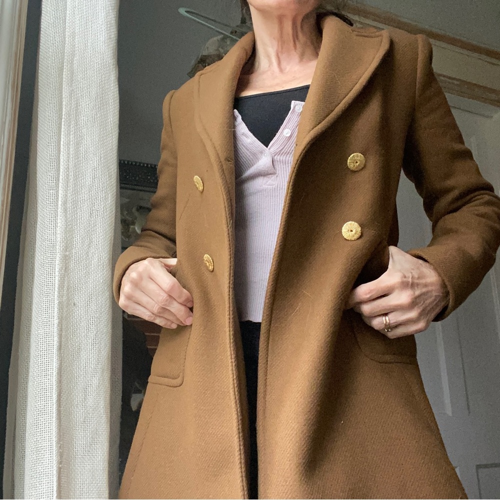 Zara wool blend coat